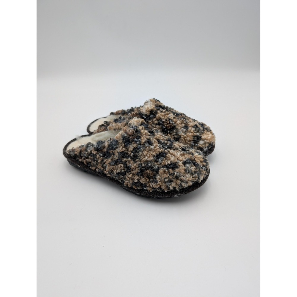 Romika Shoes Womens Size 5.5 Multicolor Wool Shearling Slippers Boucle Cozy‎
